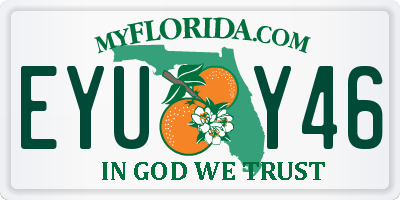 FL license plate EYUY46