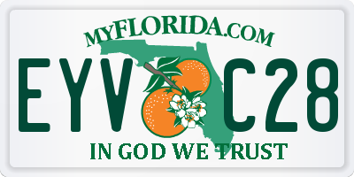 FL license plate EYVC28