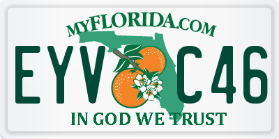 FL license plate EYVC46