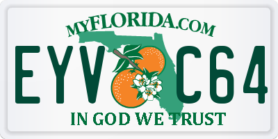 FL license plate EYVC64