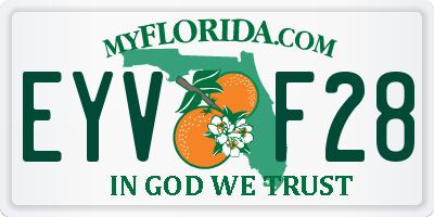 FL license plate EYVF28