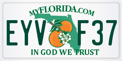 FL license plate EYVF37