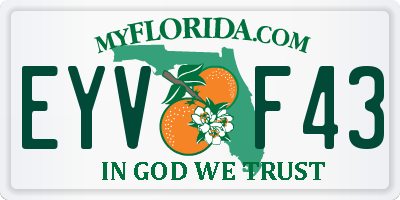 FL license plate EYVF43