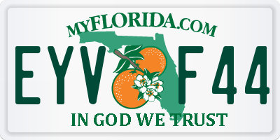 FL license plate EYVF44
