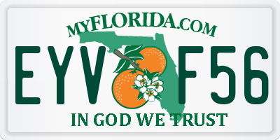 FL license plate EYVF56