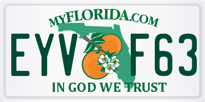 FL license plate EYVF63