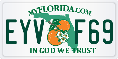 FL license plate EYVF69