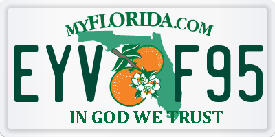 FL license plate EYVF95