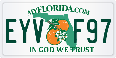 FL license plate EYVF97