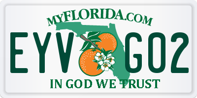 FL license plate EYVG02