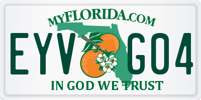 FL license plate EYVG04
