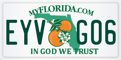 FL license plate EYVG06