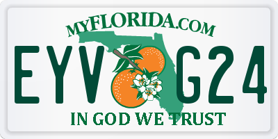 FL license plate EYVG24