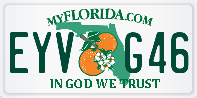 FL license plate EYVG46