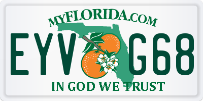 FL license plate EYVG68