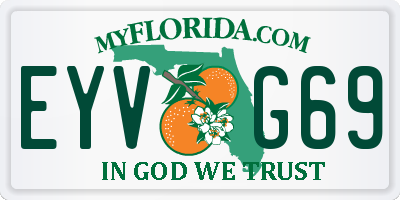 FL license plate EYVG69