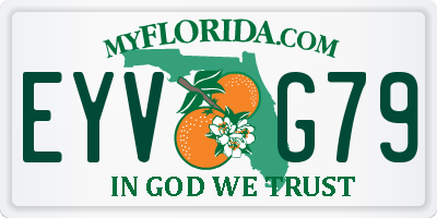 FL license plate EYVG79
