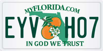 FL license plate EYVH07