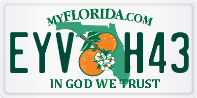 FL license plate EYVH43