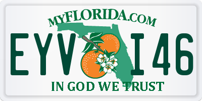 FL license plate EYVI46