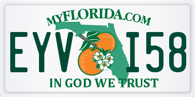 FL license plate EYVI58