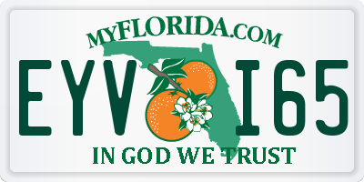 FL license plate EYVI65