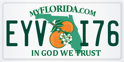 FL license plate EYVI76