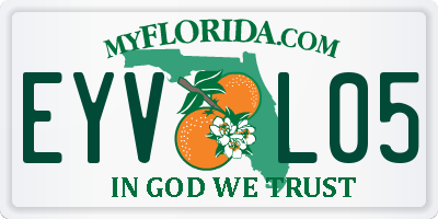 FL license plate EYVL05