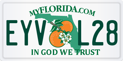 FL license plate EYVL28