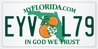 FL license plate EYVL79