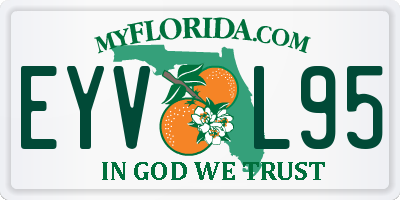 FL license plate EYVL95