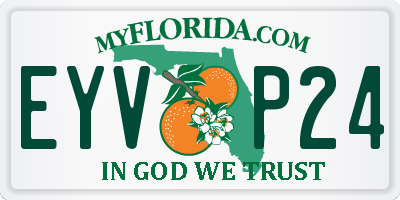 FL license plate EYVP24