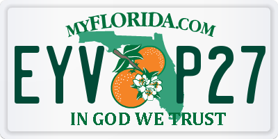 FL license plate EYVP27