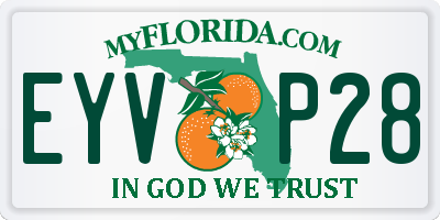 FL license plate EYVP28