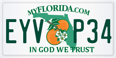 FL license plate EYVP34