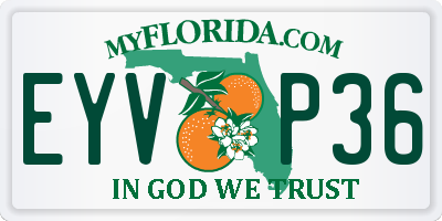 FL license plate EYVP36