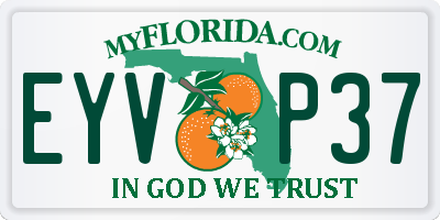 FL license plate EYVP37