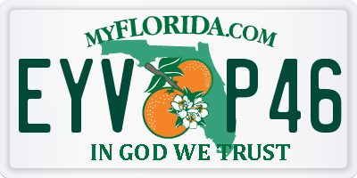FL license plate EYVP46