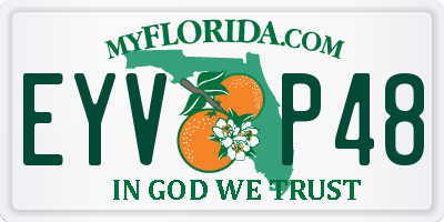 FL license plate EYVP48