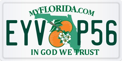 FL license plate EYVP56