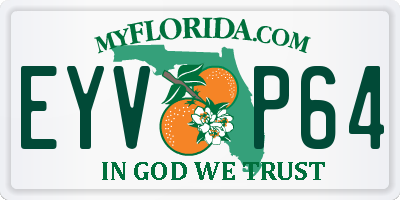 FL license plate EYVP64