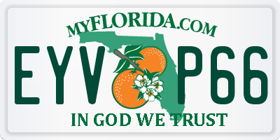 FL license plate EYVP66