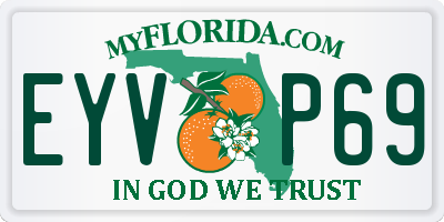 FL license plate EYVP69