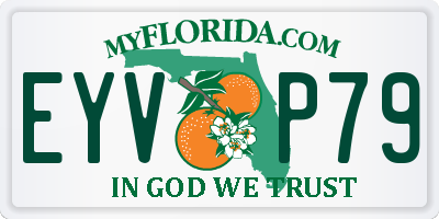 FL license plate EYVP79