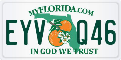 FL license plate EYVQ46