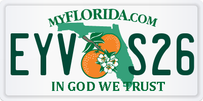 FL license plate EYVS26