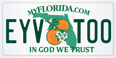 FL license plate EYVT00