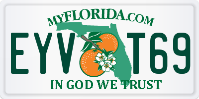 FL license plate EYVT69