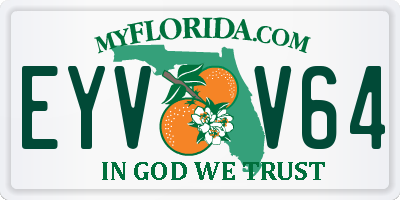 FL license plate EYVV64
