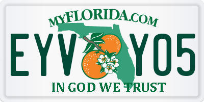 FL license plate EYVY05